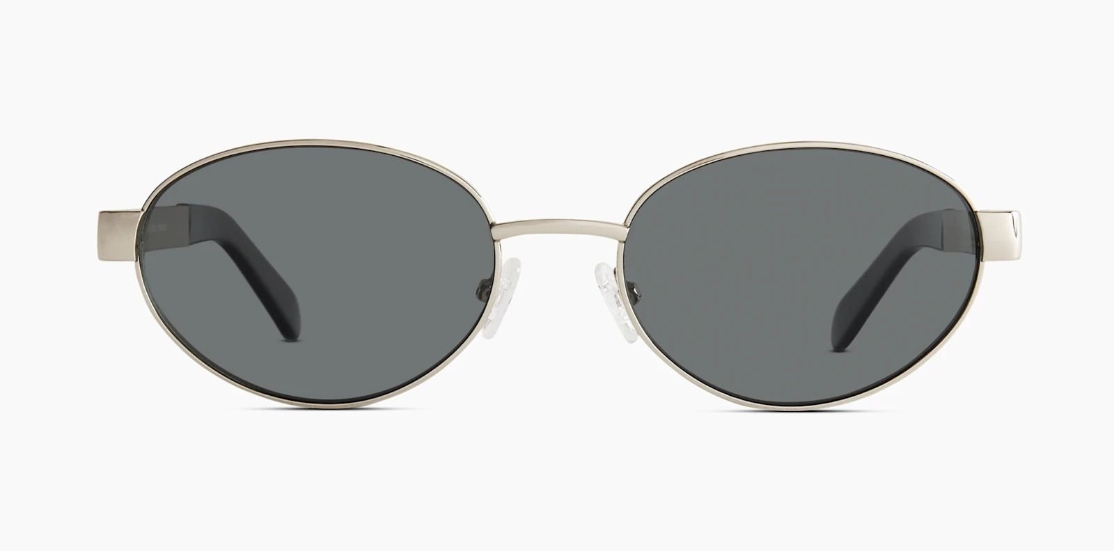 Monaco Polarized Stainless Steel Sunglasses (Silver with Grey lens)