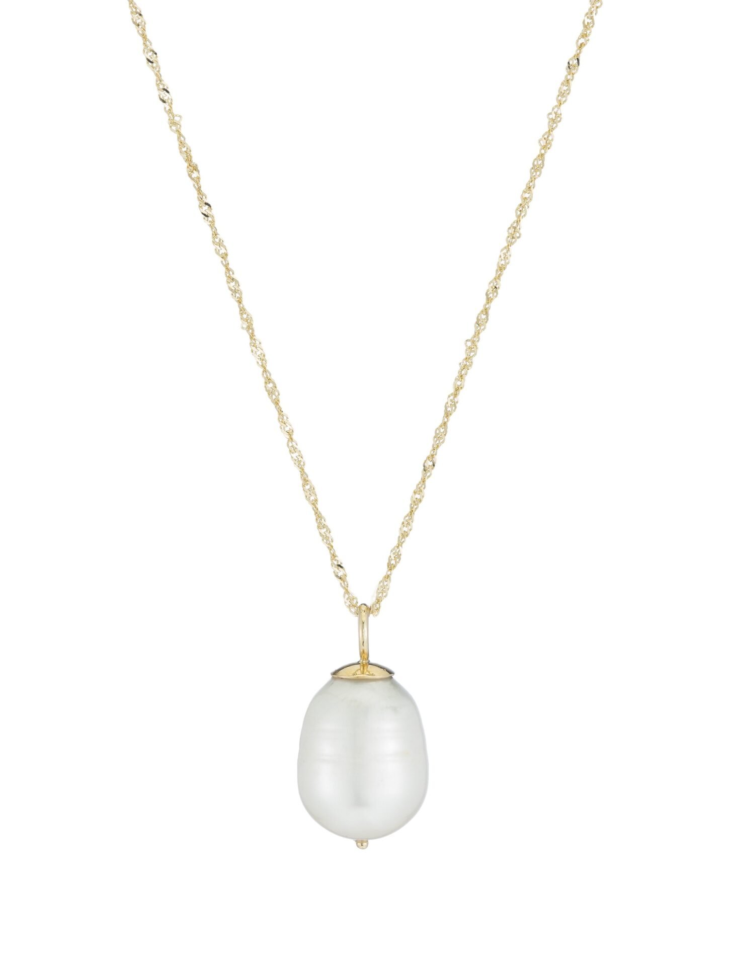 Baroque Pearl Drop Necklace
