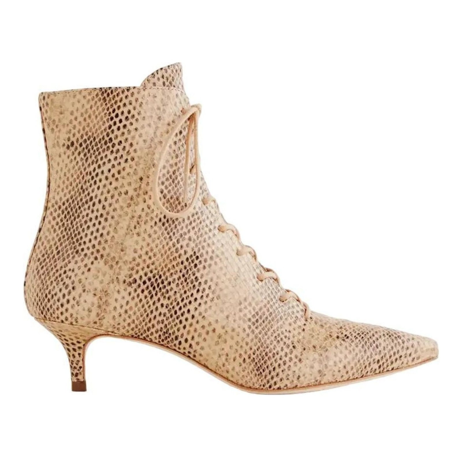 Kittie Lace Up Boot (Desert Snake)