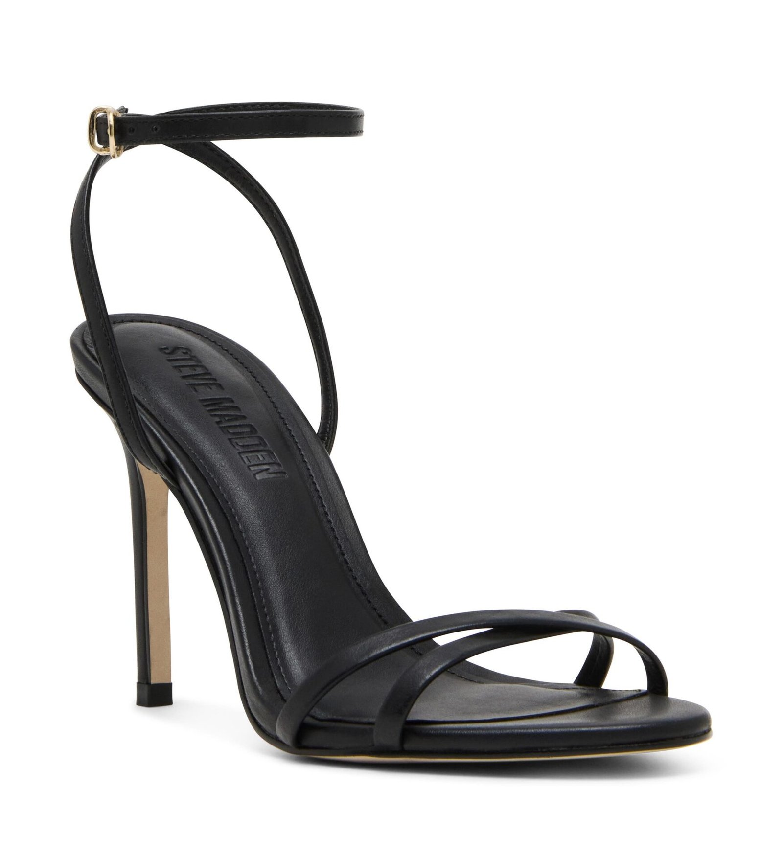 Ankle Strap Stiletto Sandal (Jypsey) - Black