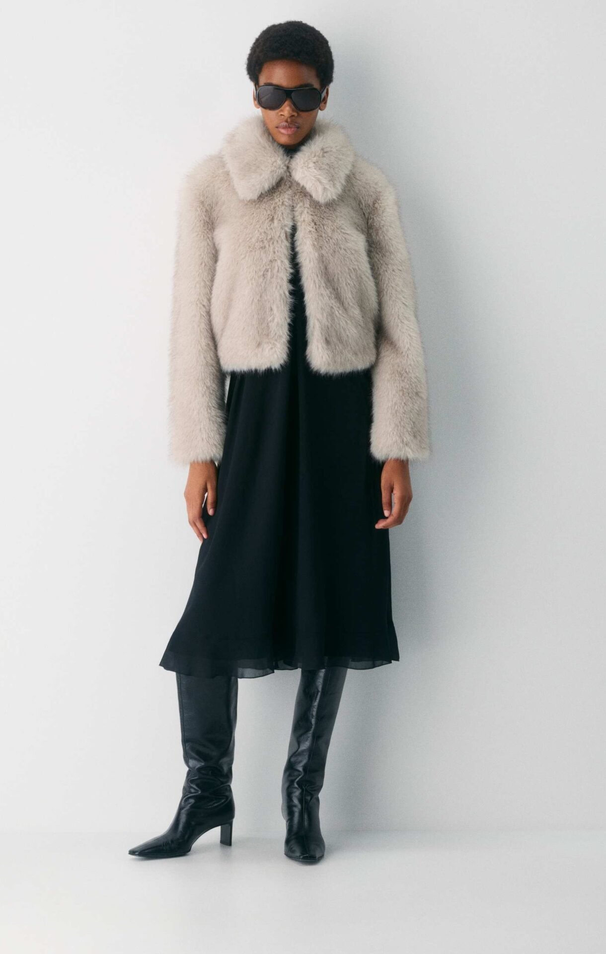 Chamonix Coat - Arctic Faux Fur