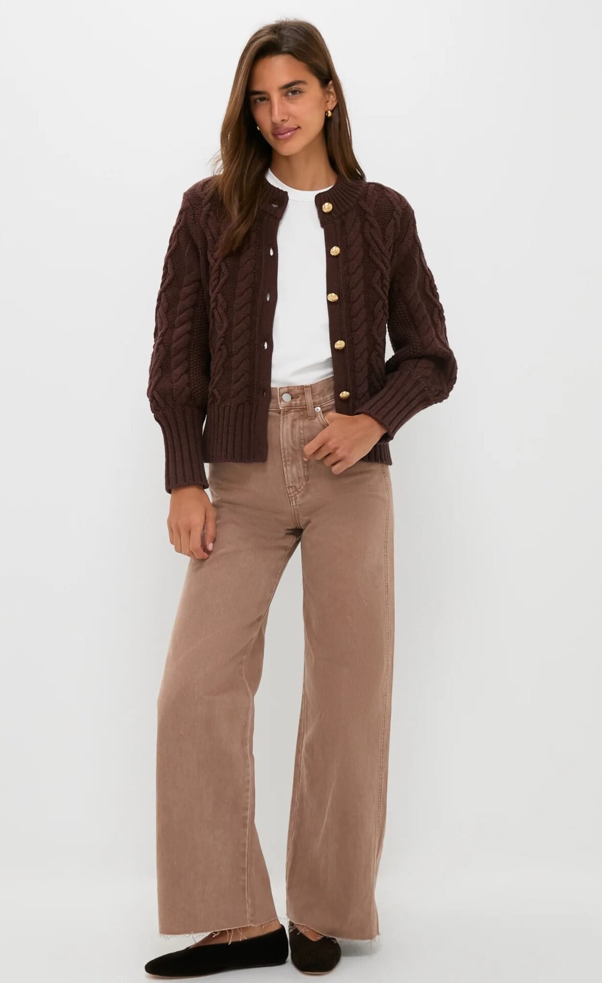 Cotton Colette Cardigan (Black)