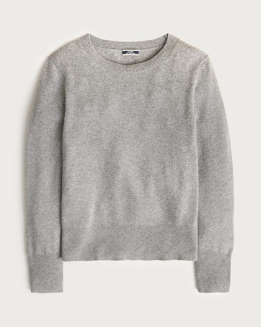 Cashmere Classic-Fit Crewneck Sweater (Heather Ash)