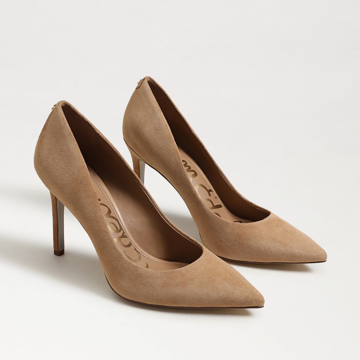 Hazel Pointed Toe Pump (Cyprus Tan Suede)