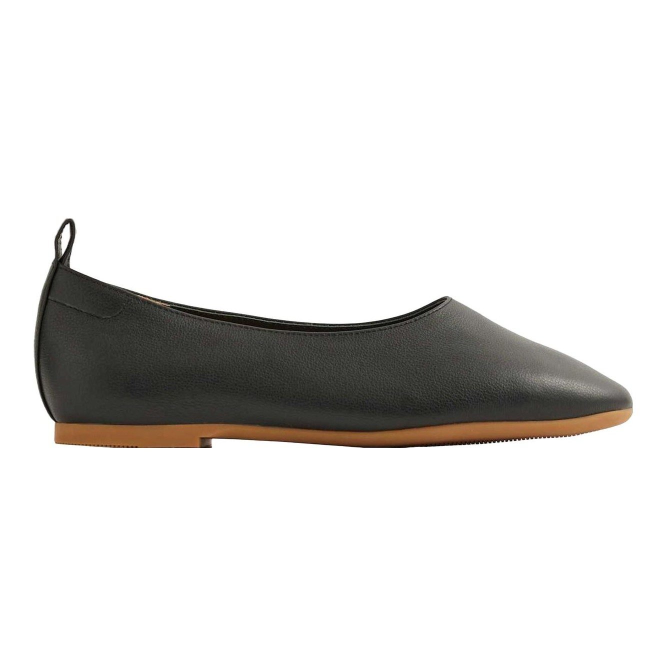 Italian Leather Glove Ballet Flat (Cognac)