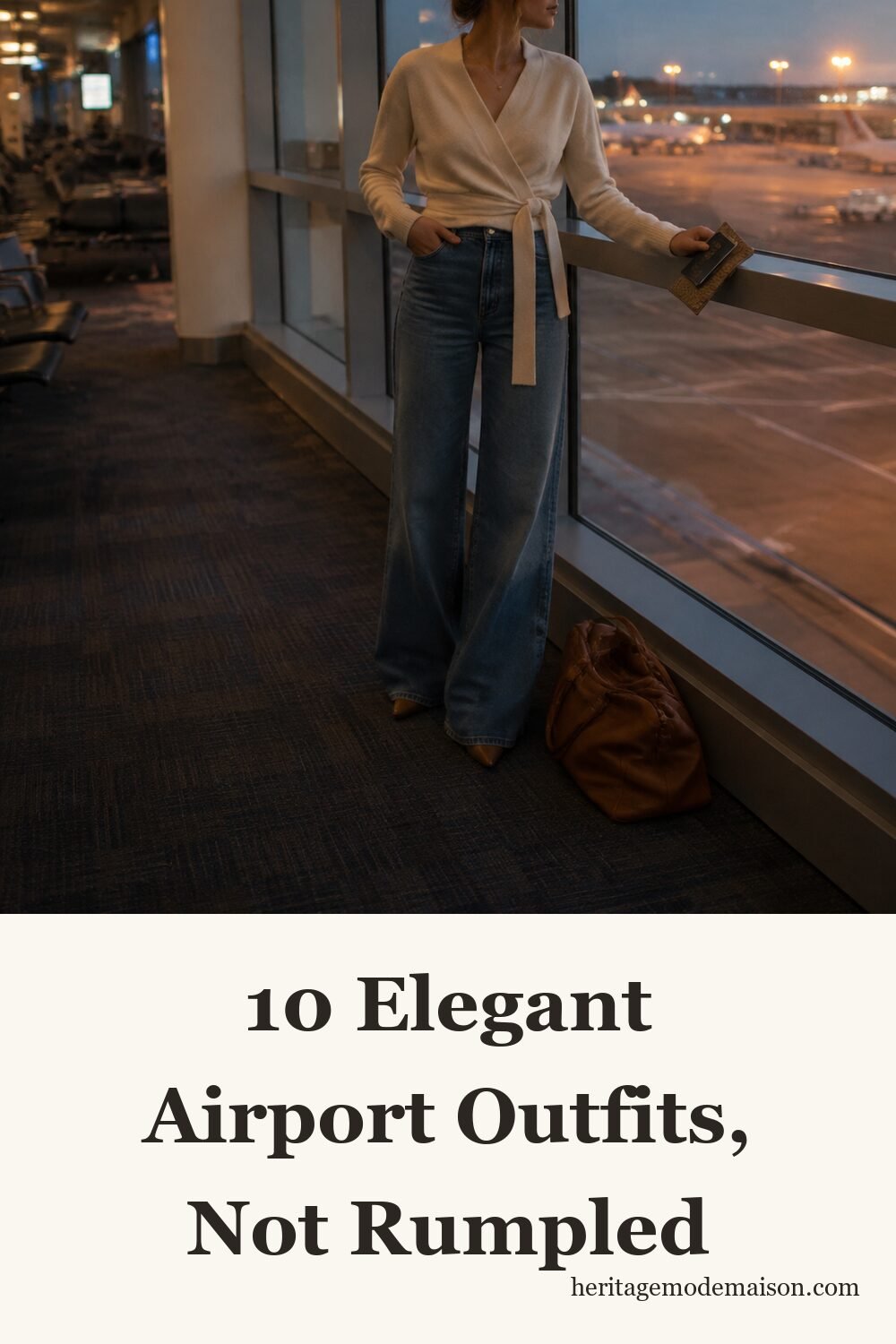 10 Elegant Airport Outfits, Not Rumpled