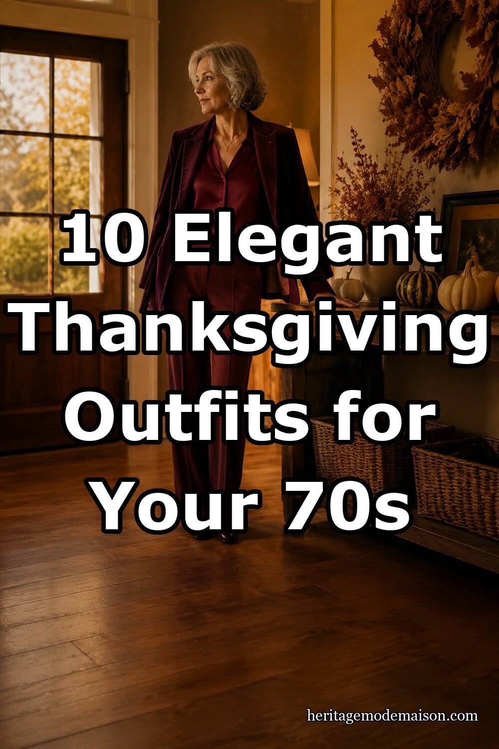 10 Elegant Thanksgiving Outfits for Your 70s