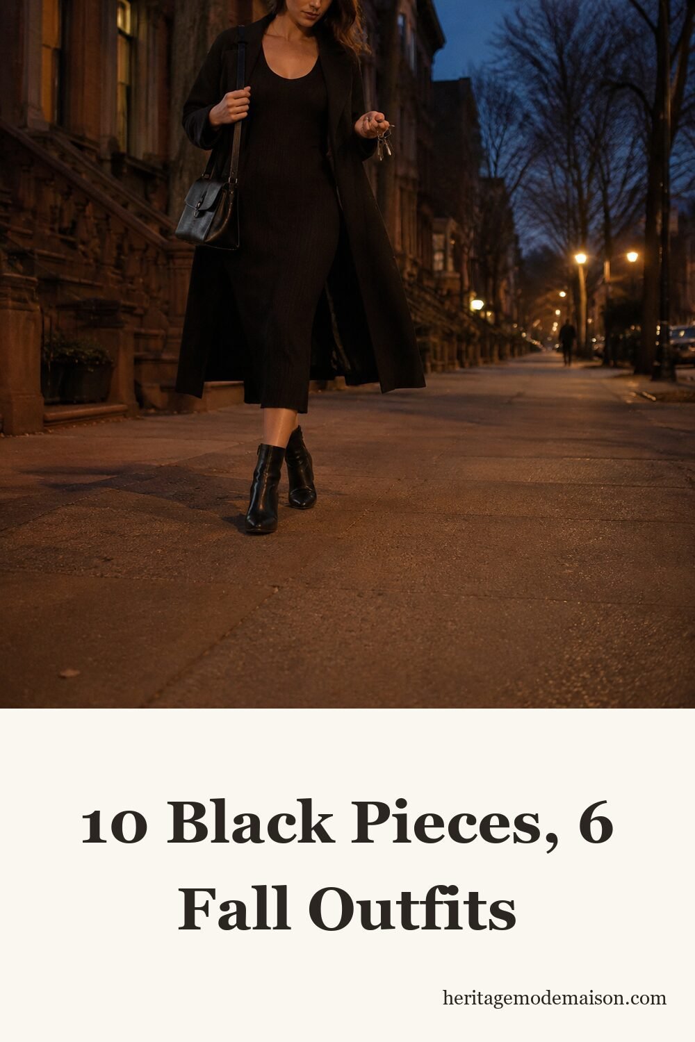 10 Black Pieces, 6 Fall Outfits