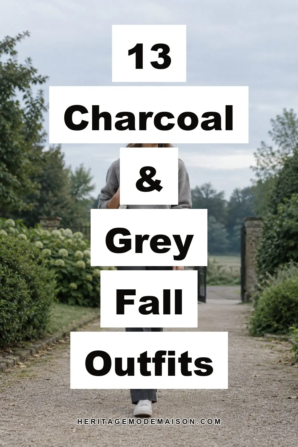 13 Charcoal & Grey Fall Outfits