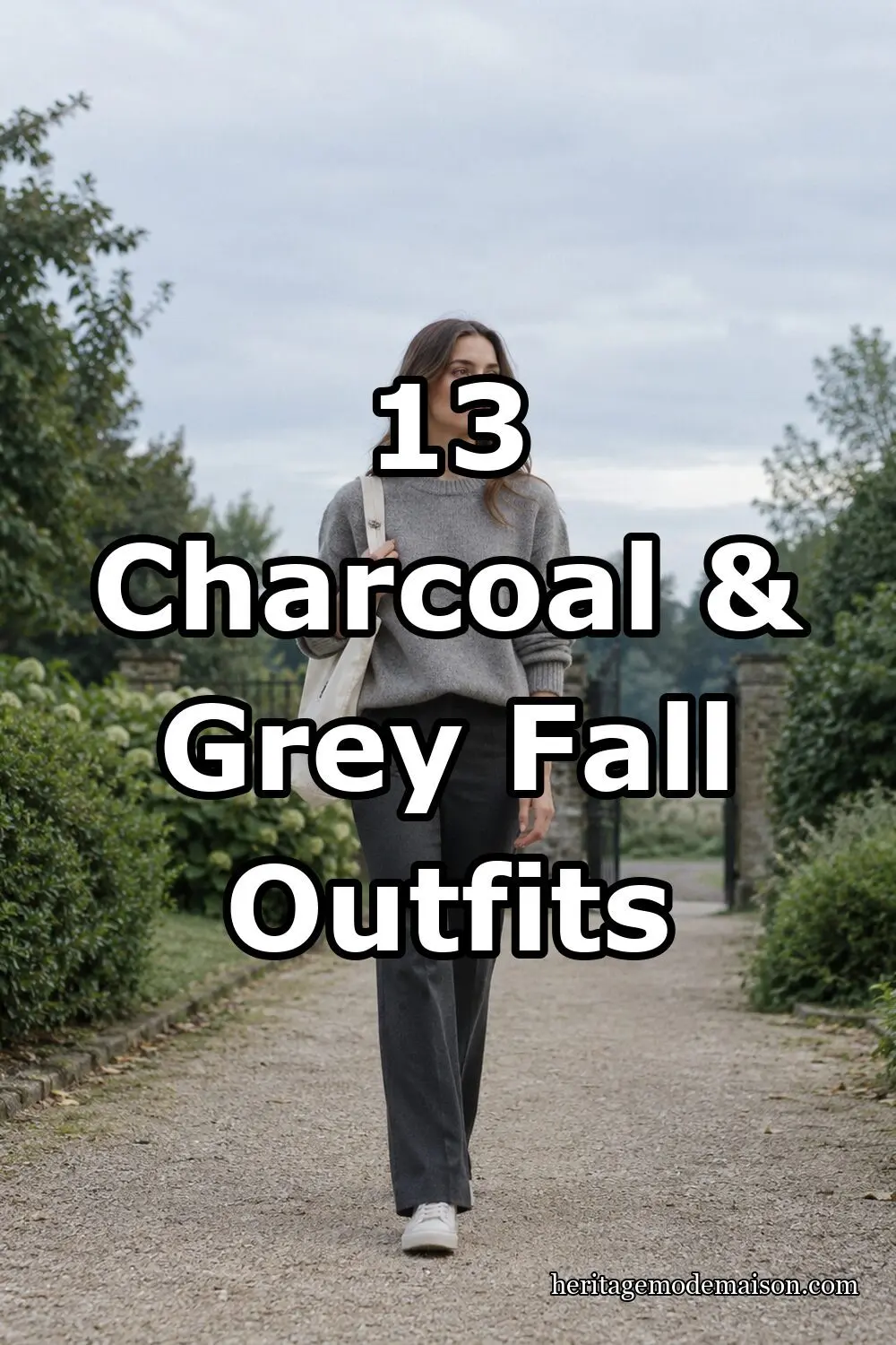 13 Charcoal & Grey Fall Outfits