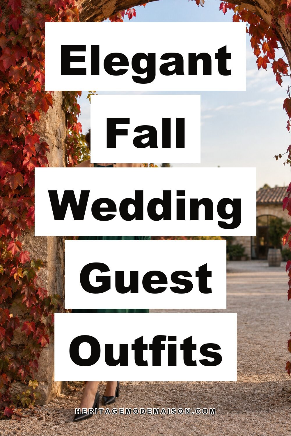 Elegant Fall Wedding Guest Outfits