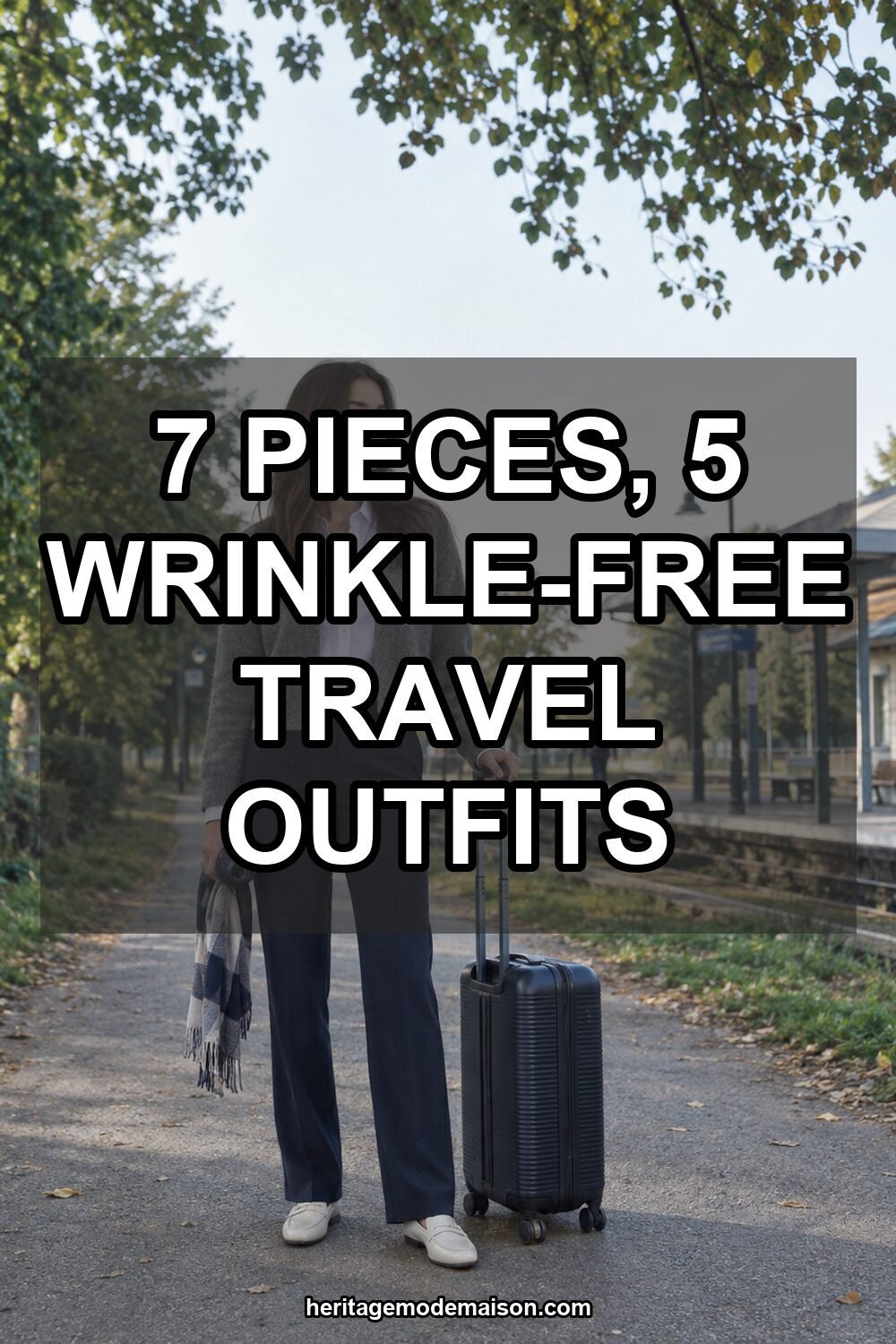 7 Pieces, 5 Wrinkle-Free Travel Outfits