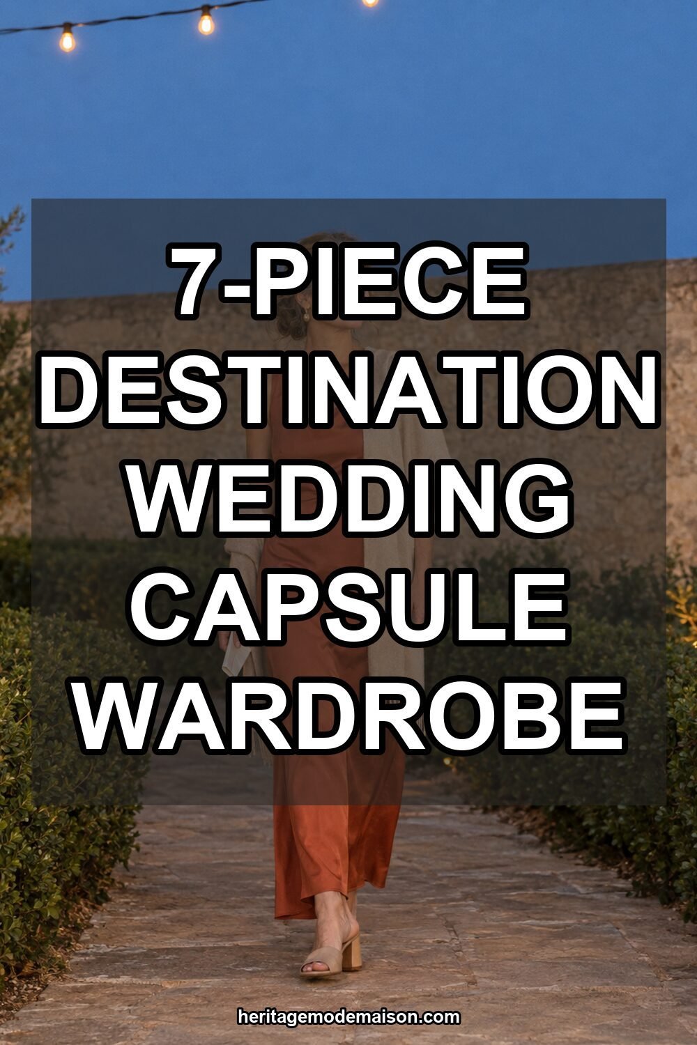 7-Piece Destination Wedding Capsule Wardrobe