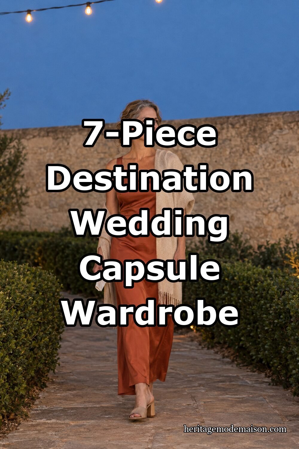 7-Piece Destination Wedding Capsule Wardrobe