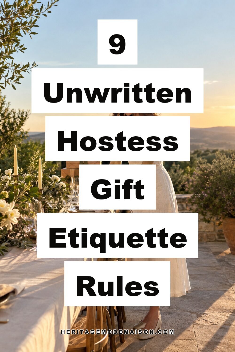 9 Unwritten Hostess Gift Etiquette Rules