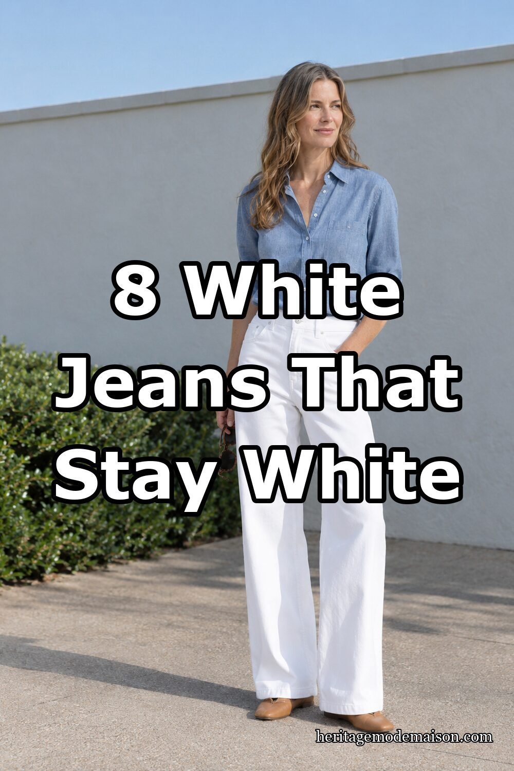 8 White Jeans That Stay White