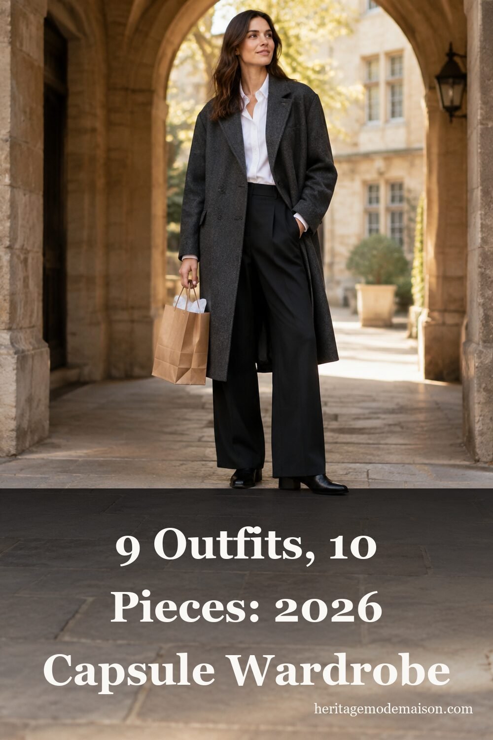 9 Outfits, 10 Pieces: 2026 Capsule Wardrobe
