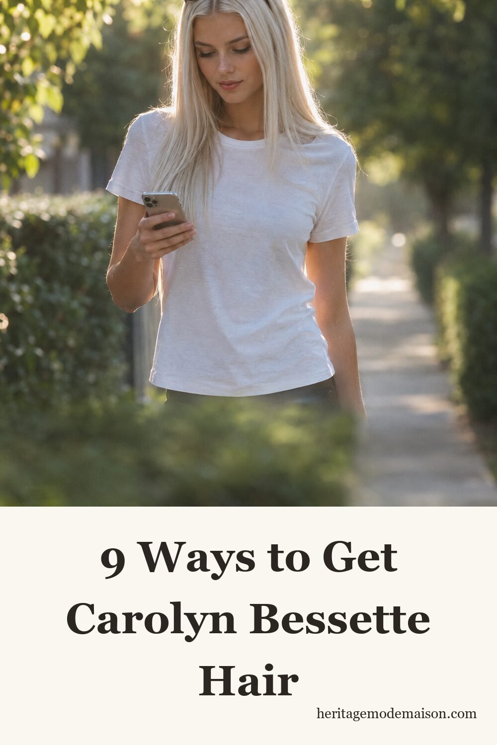 9 Ways to Get Carolyn Bessette Hair