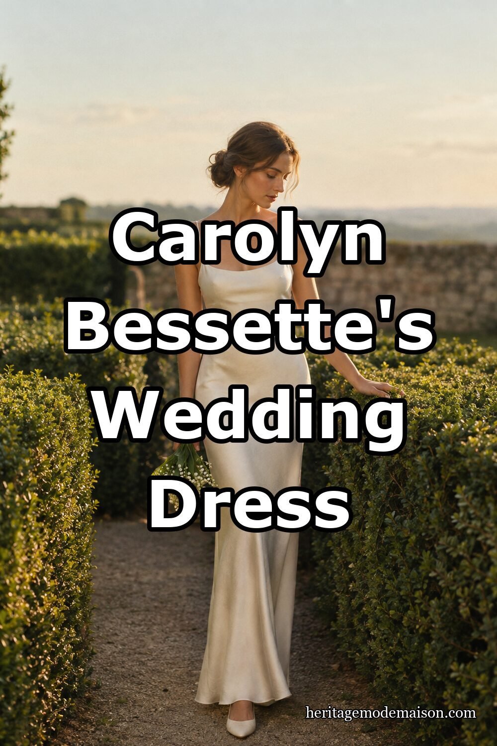 Carolyn Bessette's Wedding Dress