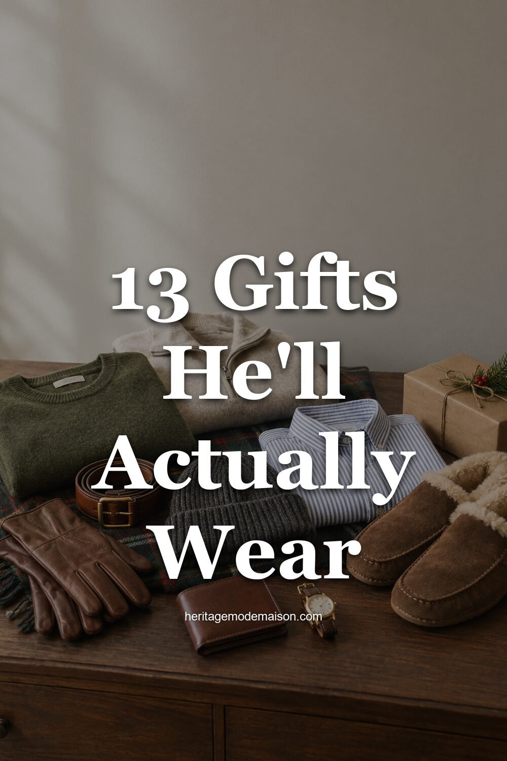 13 Gifts He'll Actually Wear