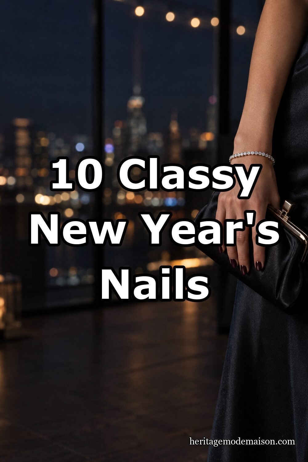 10 Classy New Year's Nails
