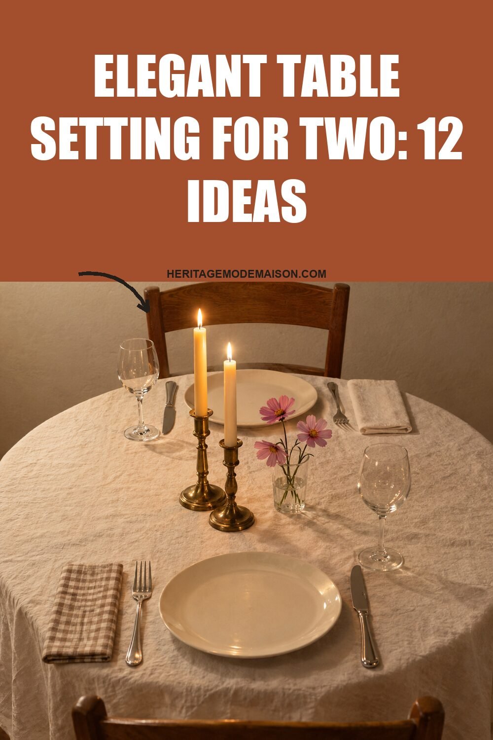 Elegant Table Setting for Two: 12 Ideas