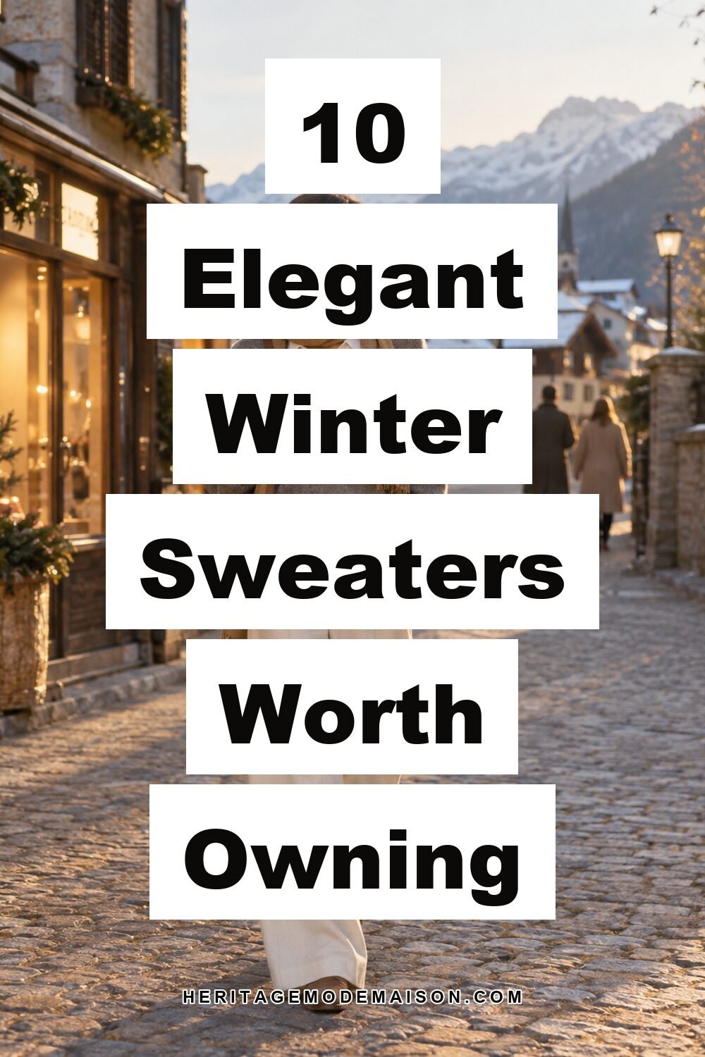 10 Elegant Winter Sweaters Worth Owning