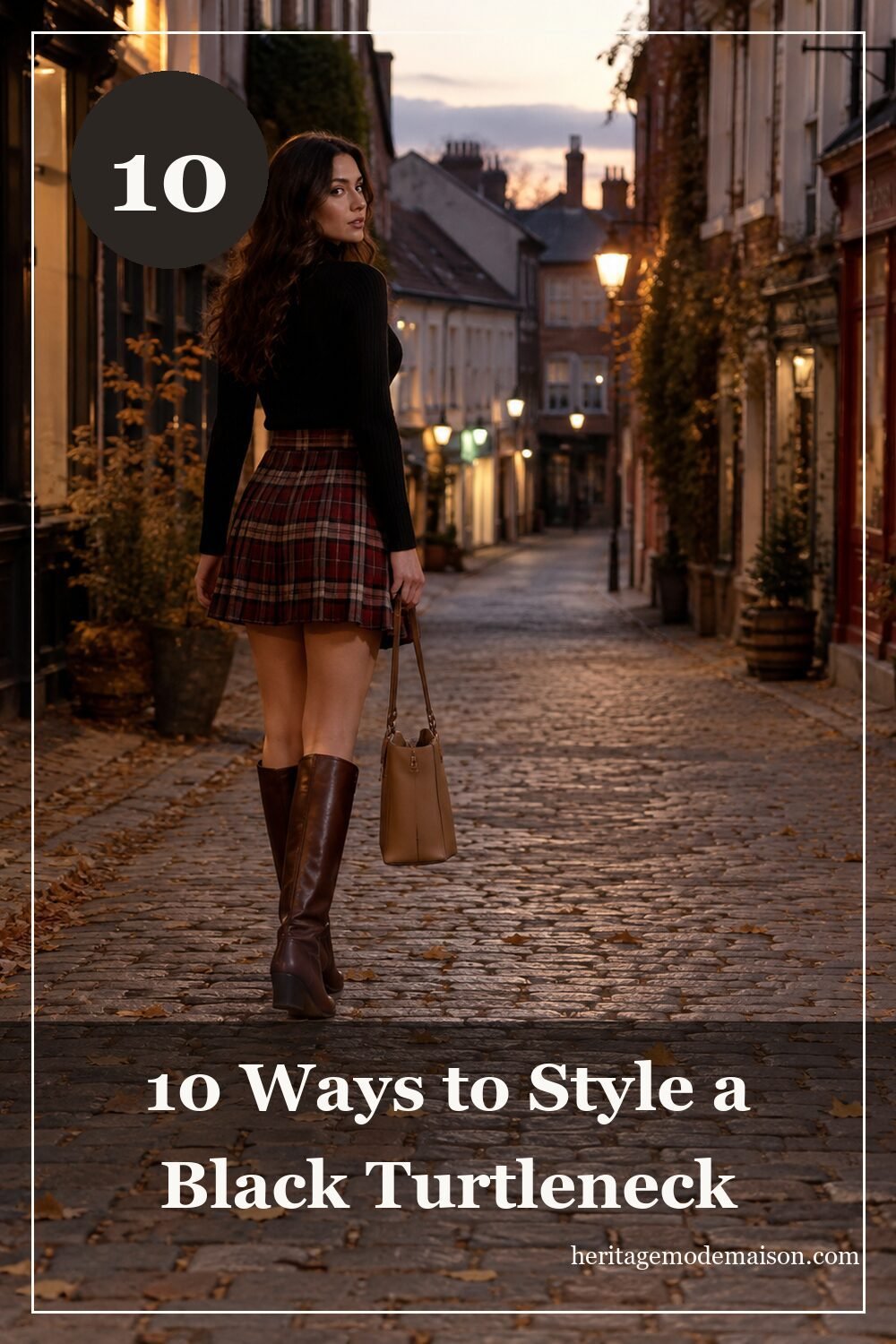 10 Ways to Style a Black Turtleneck