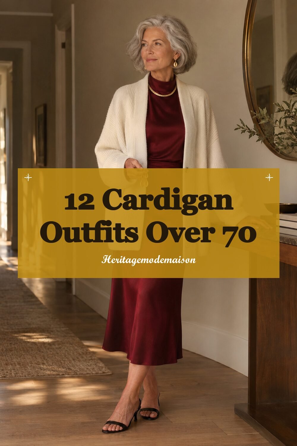 12 Cardigan Outfits Over 70
