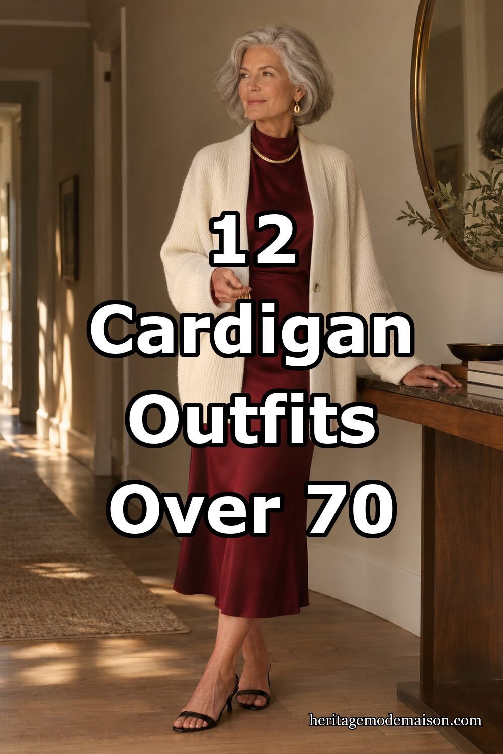 12 Cardigan Outfits Over 70