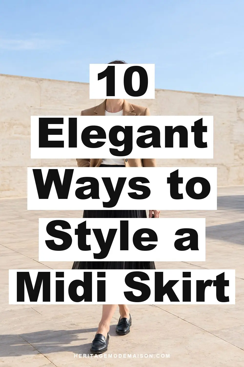 10 Elegant Ways to Style a Midi Skirt