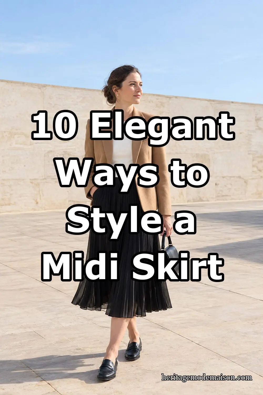 10 Elegant Ways to Style a Midi Skirt