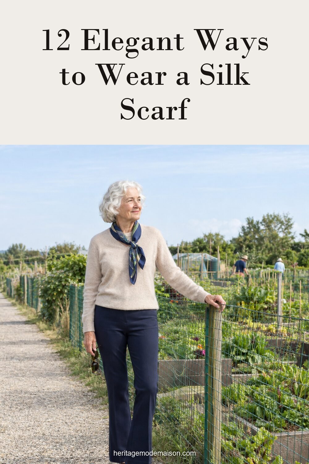 12 Elegant Ways to Wear a Silk Scarf