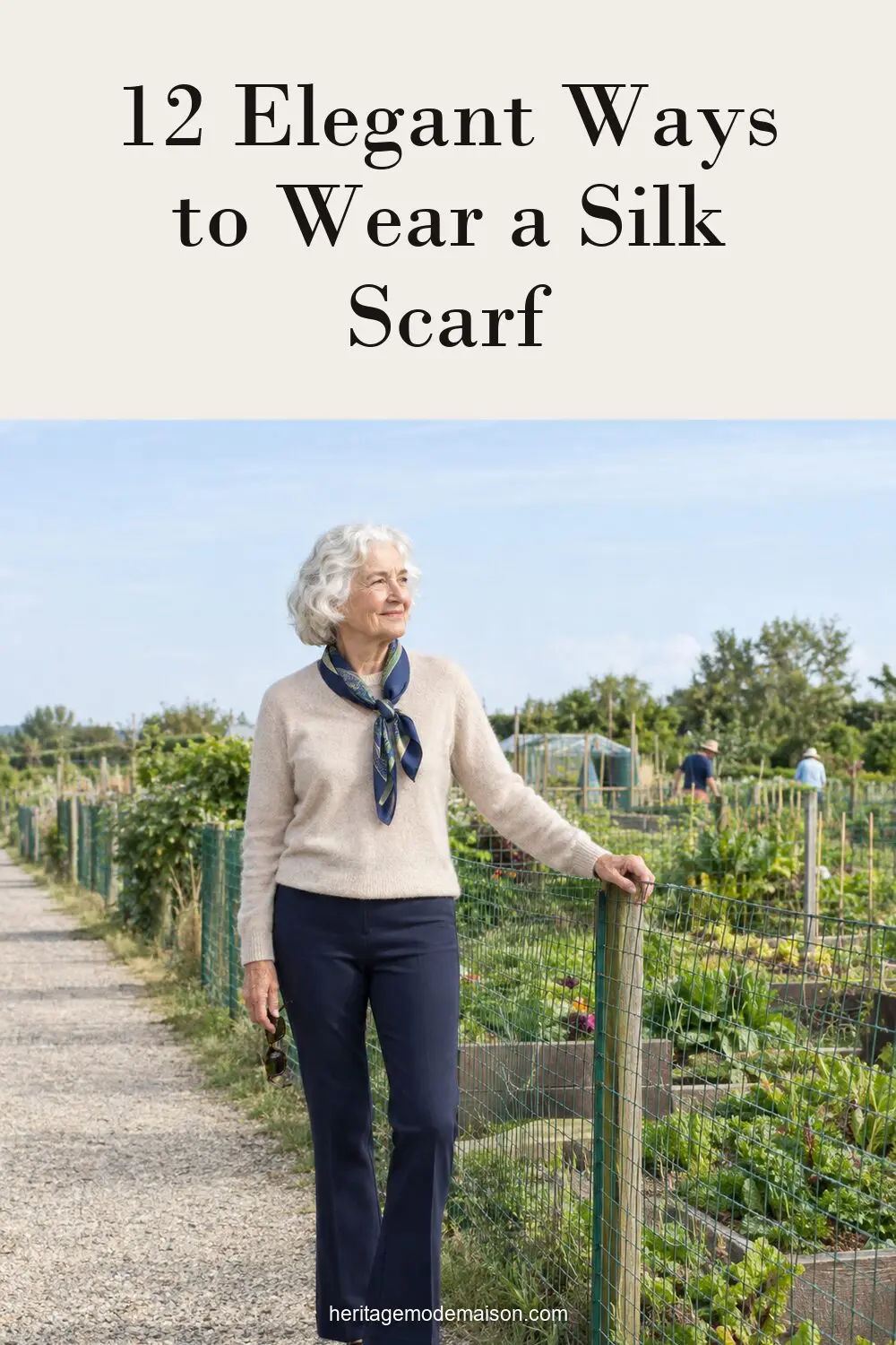 12 Elegant Ways to Wear a Silk Scarf