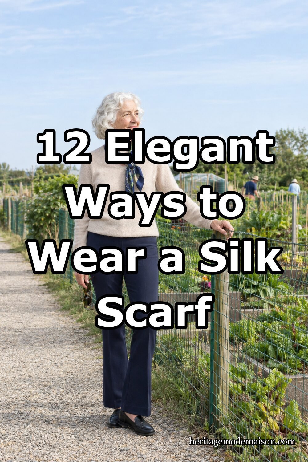 12 Elegant Ways to Wear a Silk Scarf