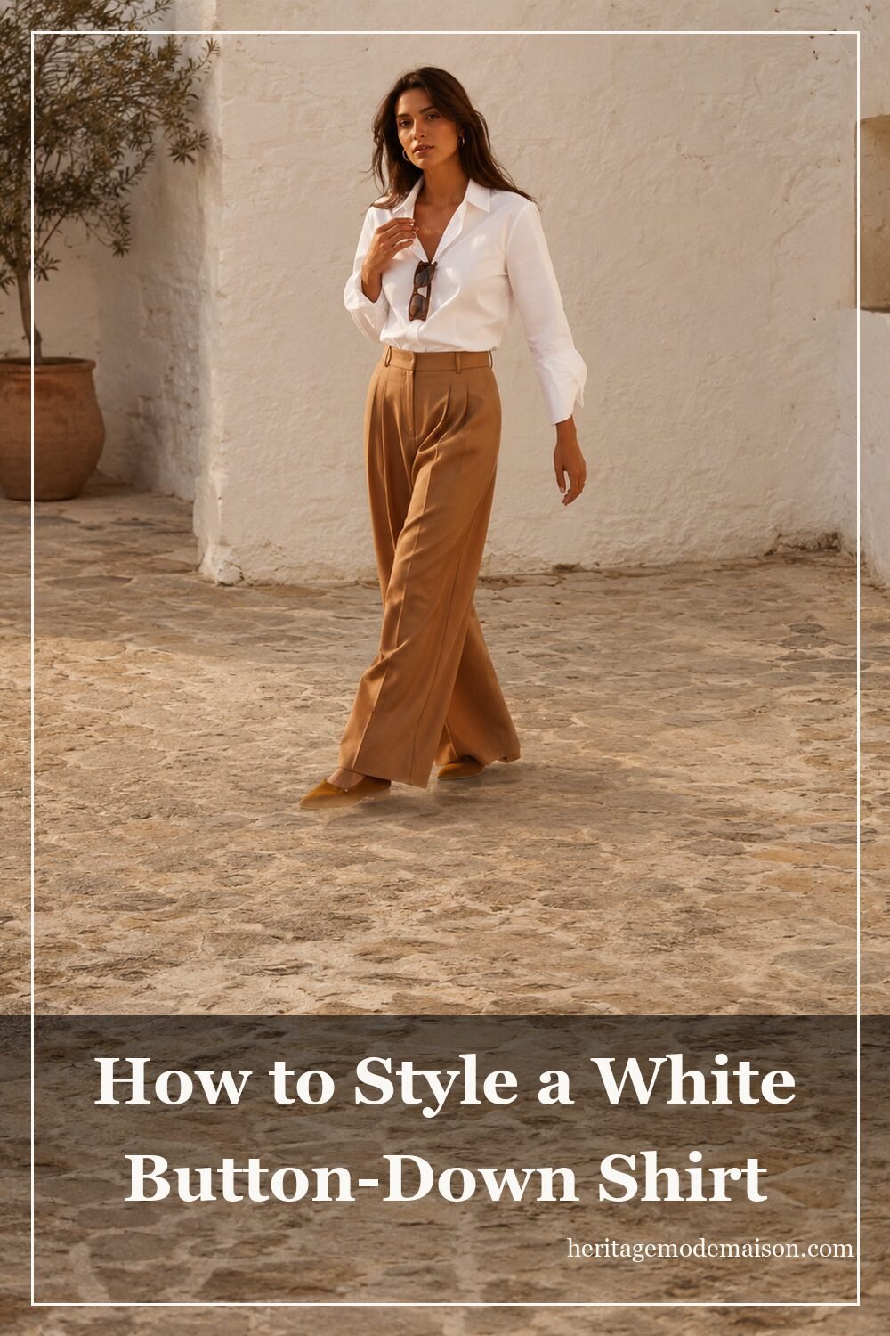 How to Style a White Button-Down Shirt