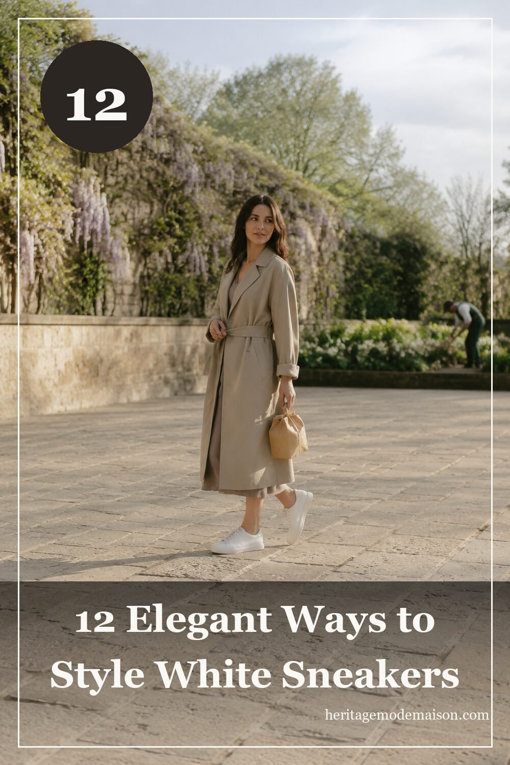 12 Elegant Ways to Style White Sneakers