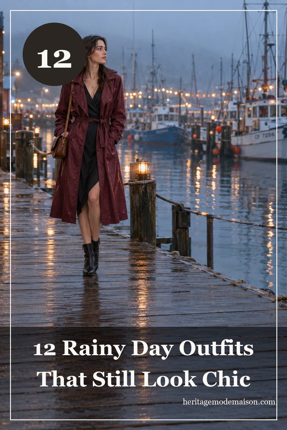 12 Rainy Day Outfits That Still Look Chic