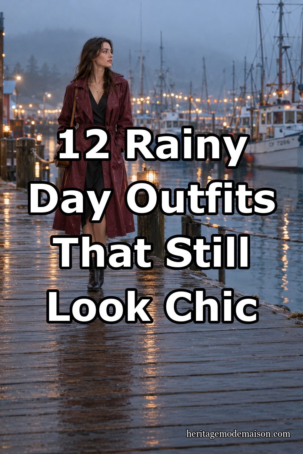 12 Rainy Day Outfits That Still Look Chic
