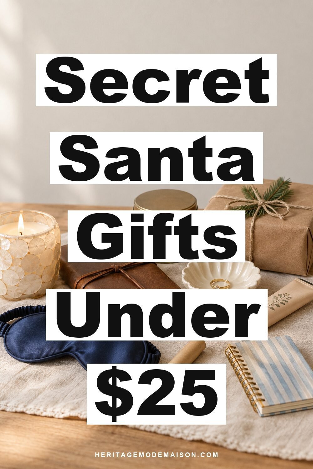 Secret Santa Gifts Under $25