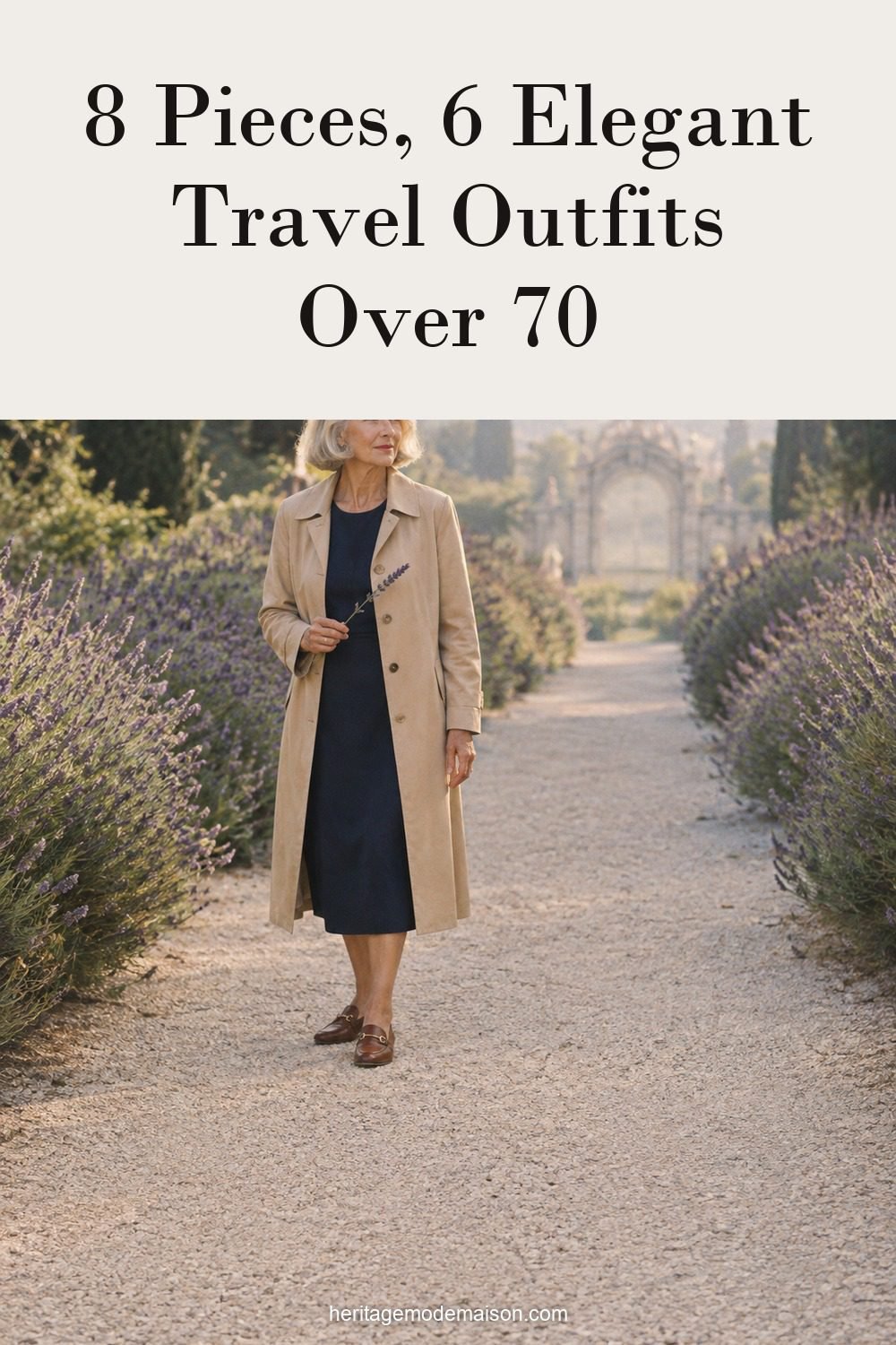 8 Pieces, 6 Elegant Travel Outfits Over 70