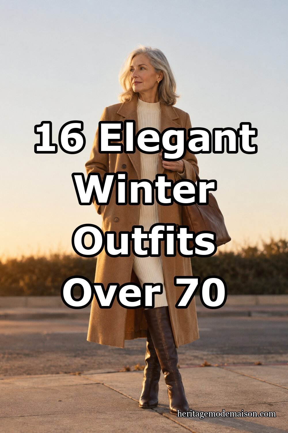 16 Elegant Winter Outfits Over 70