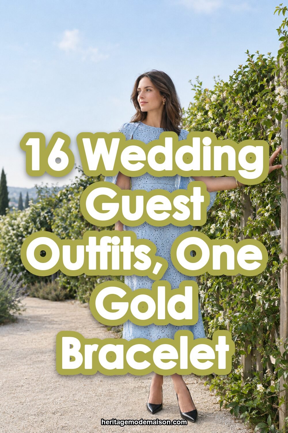 16 Wedding Guest Outfits, One Gold Bracelet