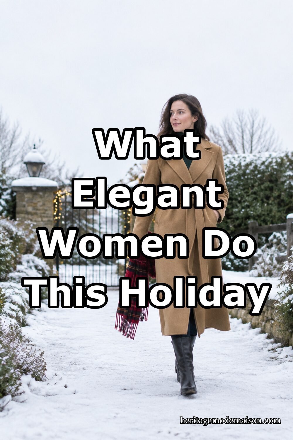 What Elegant Women Do This Holiday