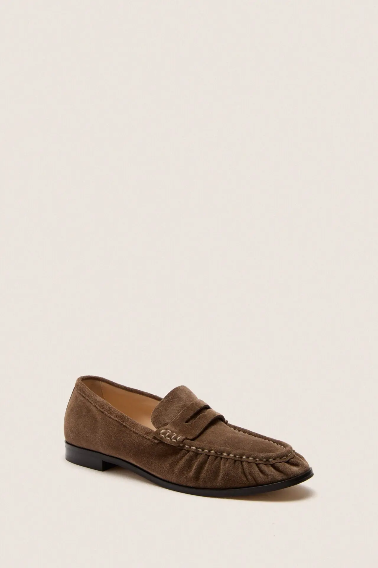 Suede Vivian Loafers (Mocha)