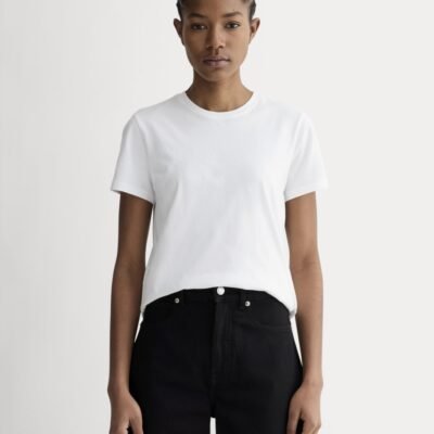 The Slim Crew in Essential Cotton (White)