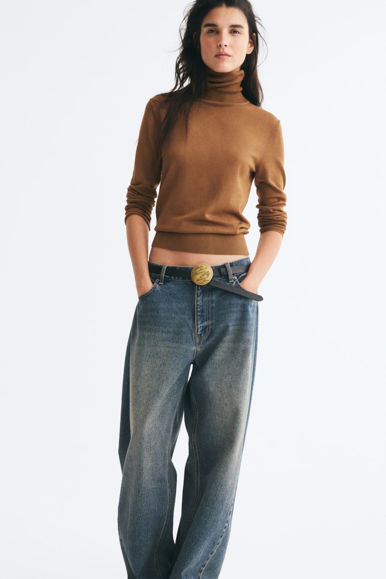 Turtleneck Sweater (Dark Beige)