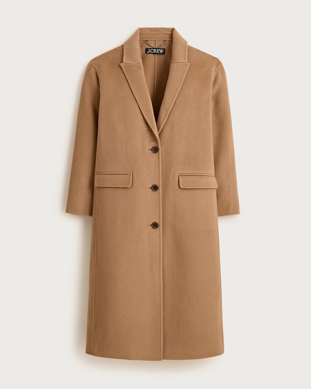 Chiara Topcoat in Italian Double Face (Dark Camel)