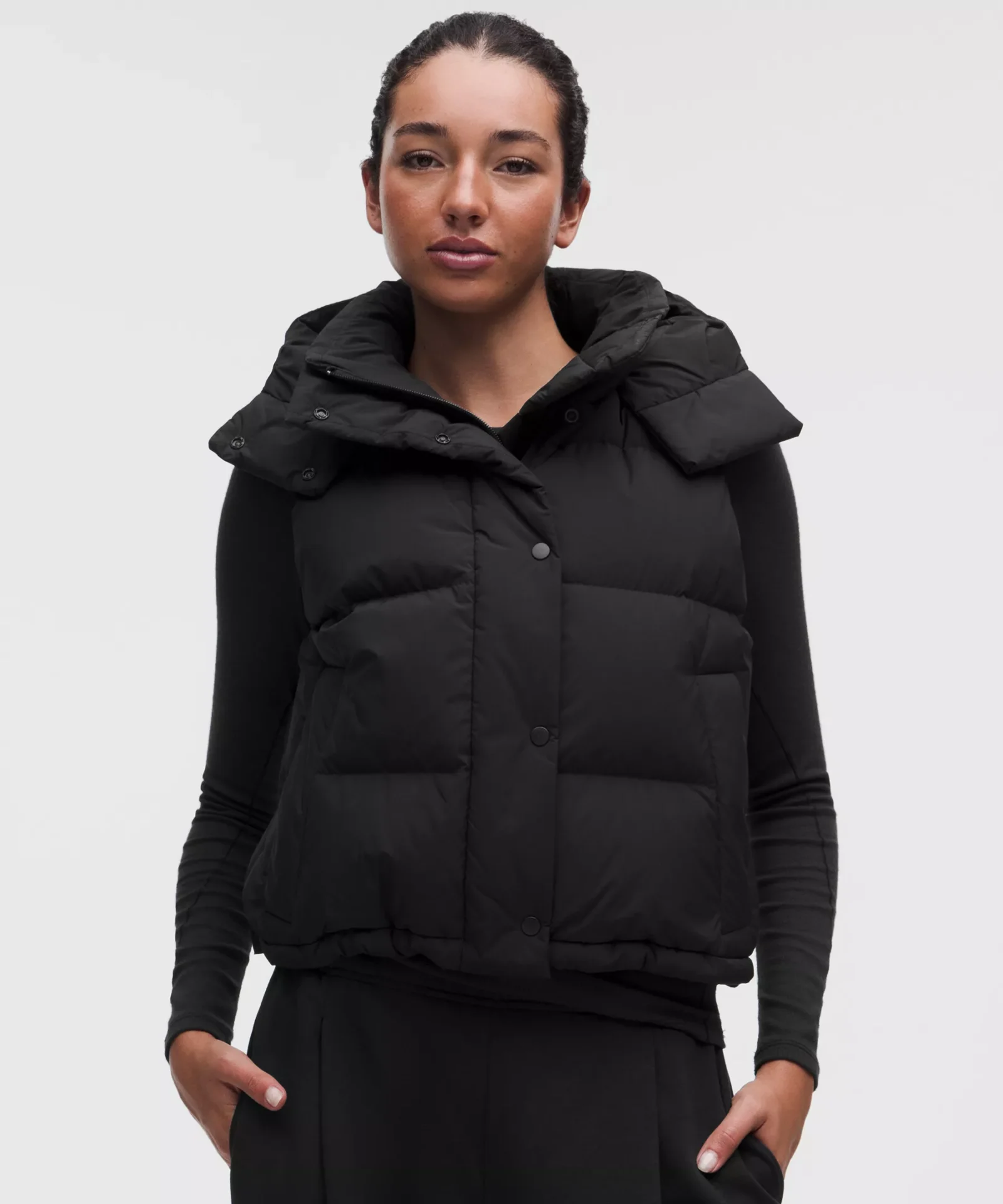 Wunder Puff 600-Down-Fill Cropped Vest
