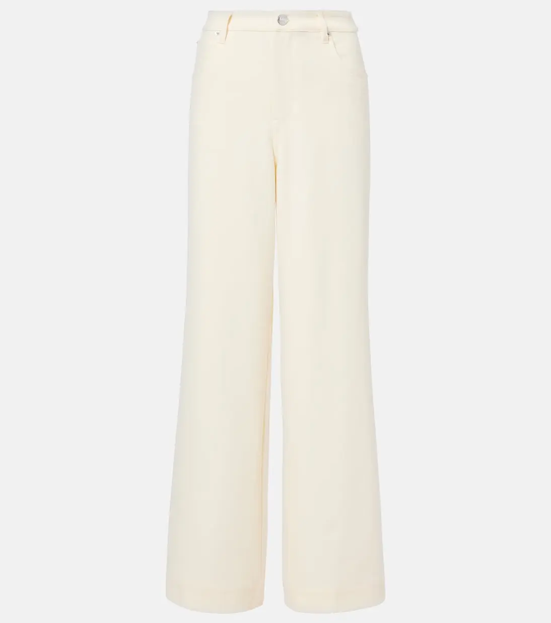 Grayson Wide-Leg Pants (White / Ecru)
